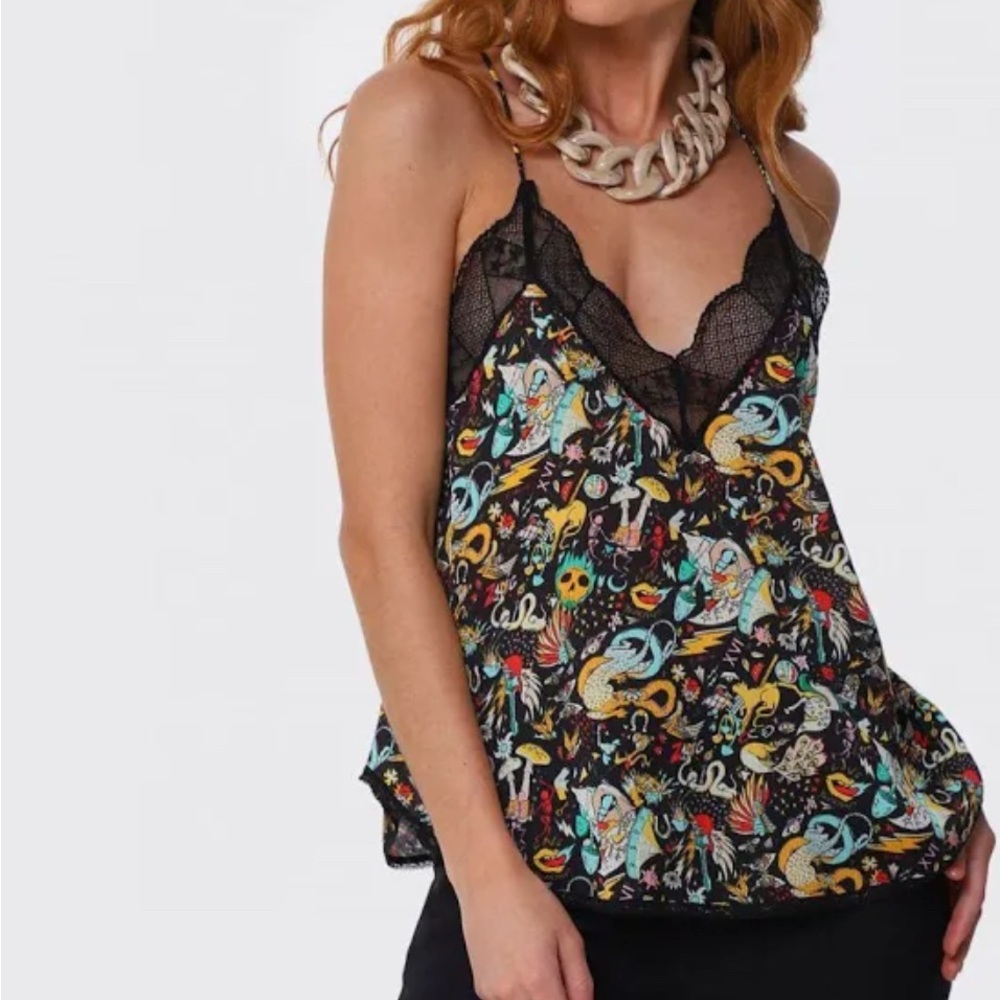 Zadig & Voltaire - XS Christy Plisse Party Circus. 100% polyester